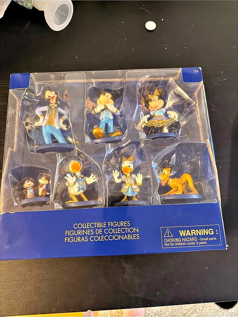 Disney 50th Anniversary Collectible Figures Collectible Figure Set Blue Gold NWT